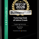 Tutoring Club of Johns Creek Named “Best of 2026” Award Winner for Excellence in Academic Support