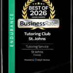 Tutoring Club of St. Johns Named “Best of 2026” Award Winner for Excellence in Academic Support