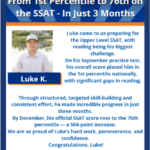 A St. Johns Student’s SSAT Turnaround With The Help of Tutoring Club